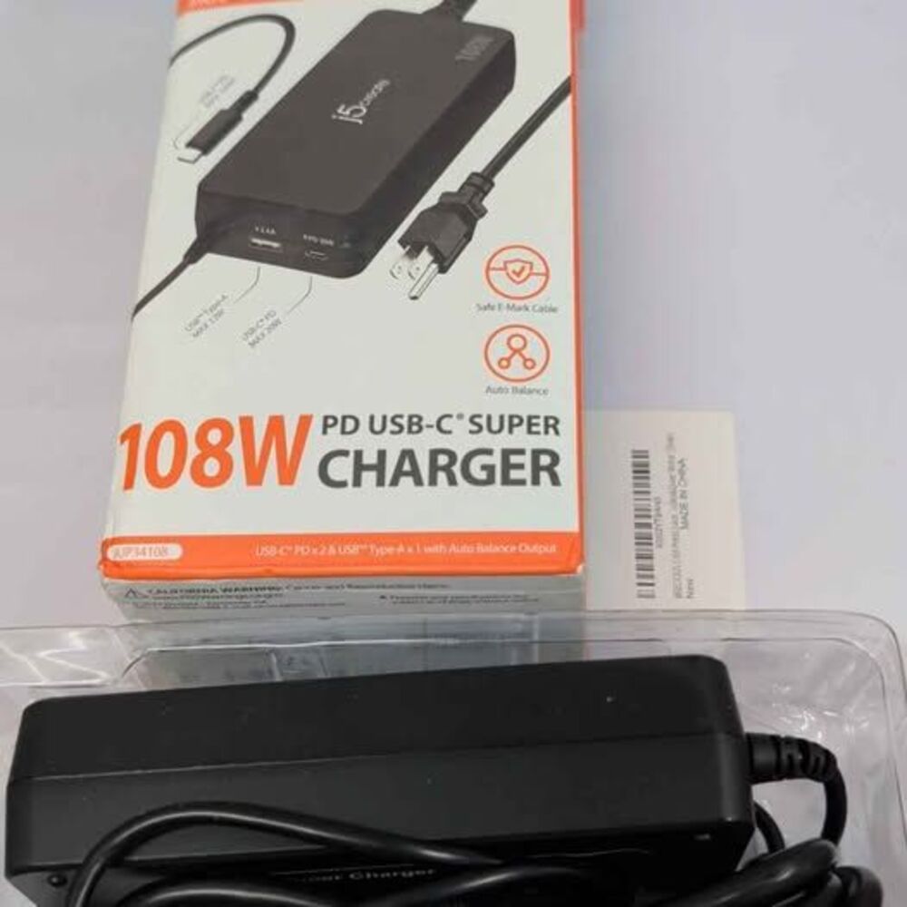 j5create 108W PD USB-C Super Charger